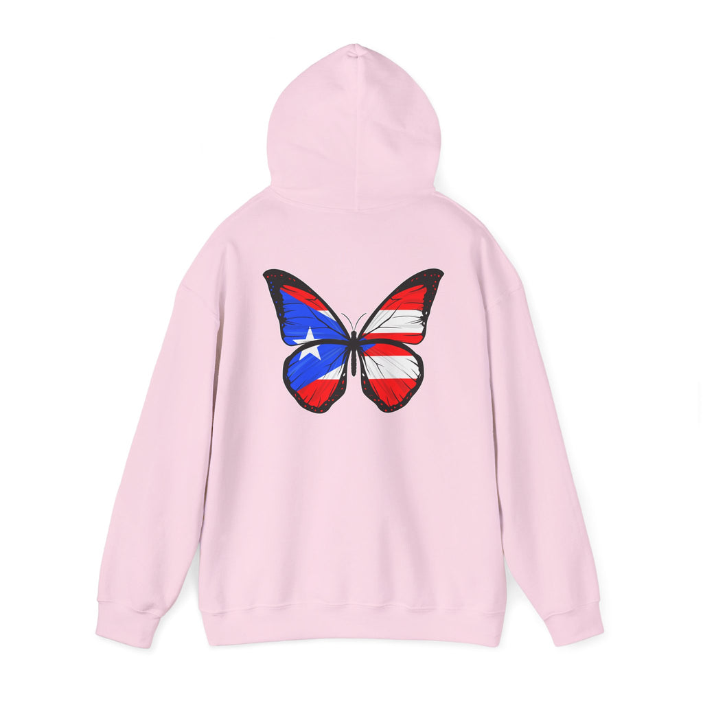 Women's Puerto Rico Flag Butterfly Hoodie