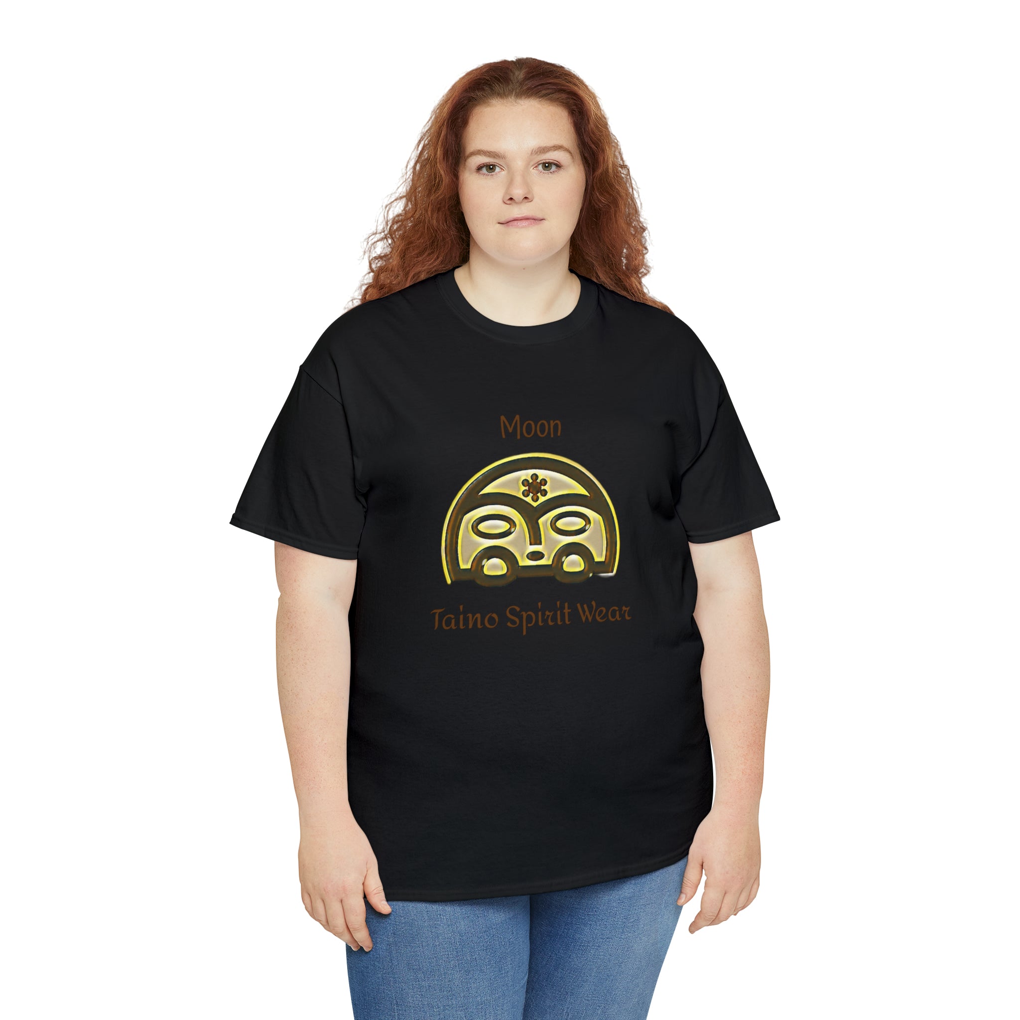 Taino Moon/ Puerto Rican Coqui Unisex Heavy Cotton Tee