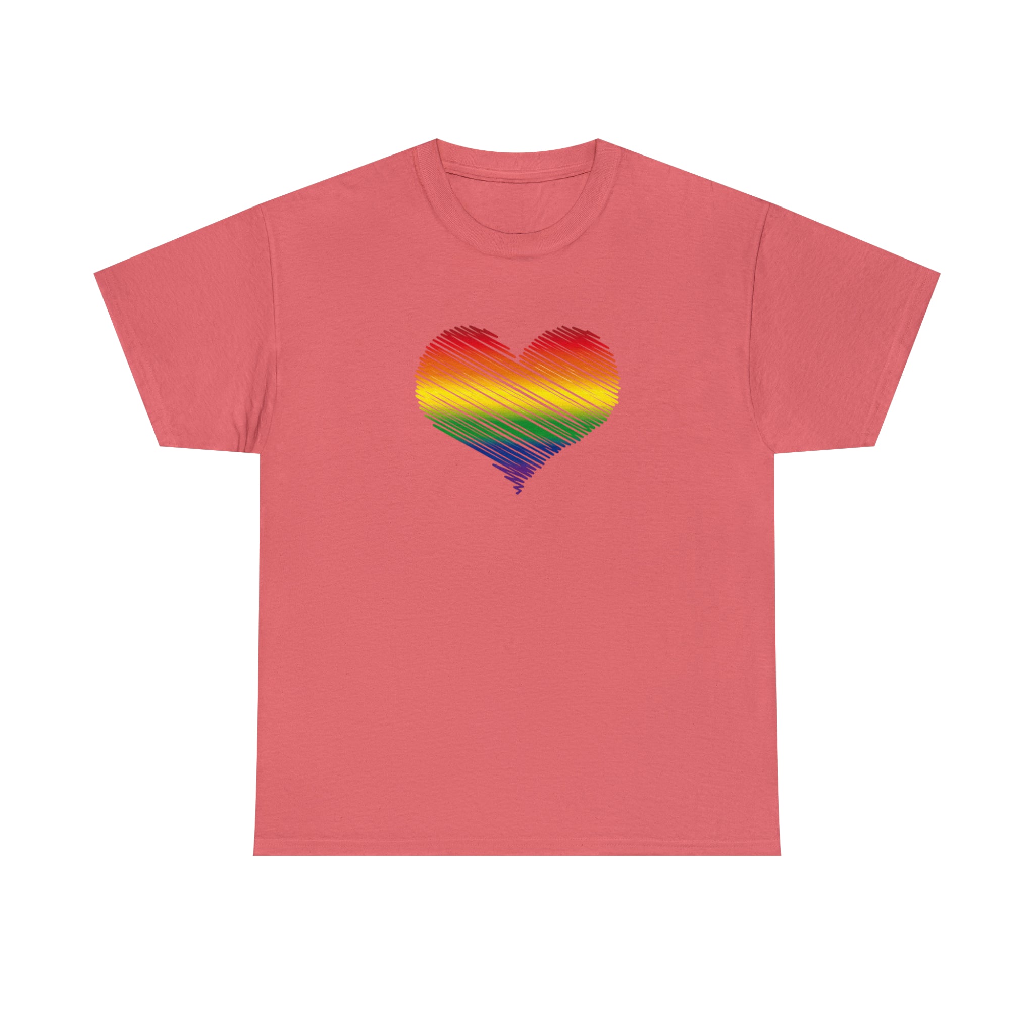 Love is Love Heart Unisex Heavy Cotton Tee