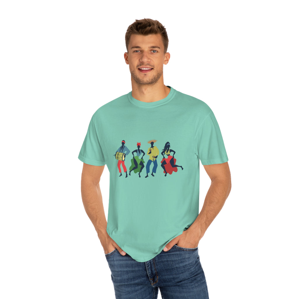 African Dancers Unisex Garment-Dyed T-shirt