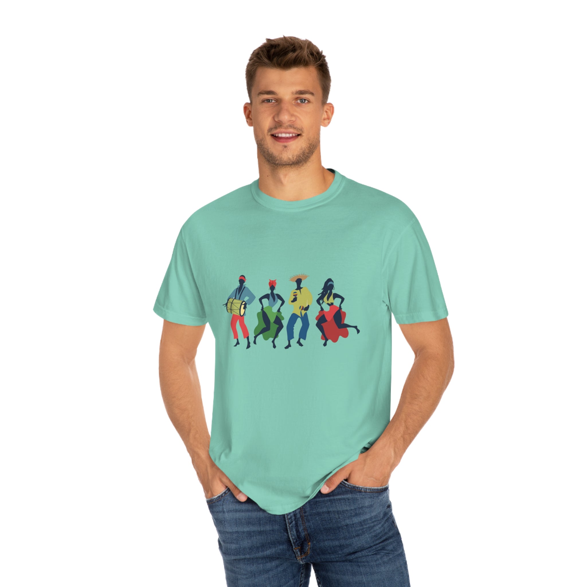 African Dancers Unisex Garment-Dyed T-shirt