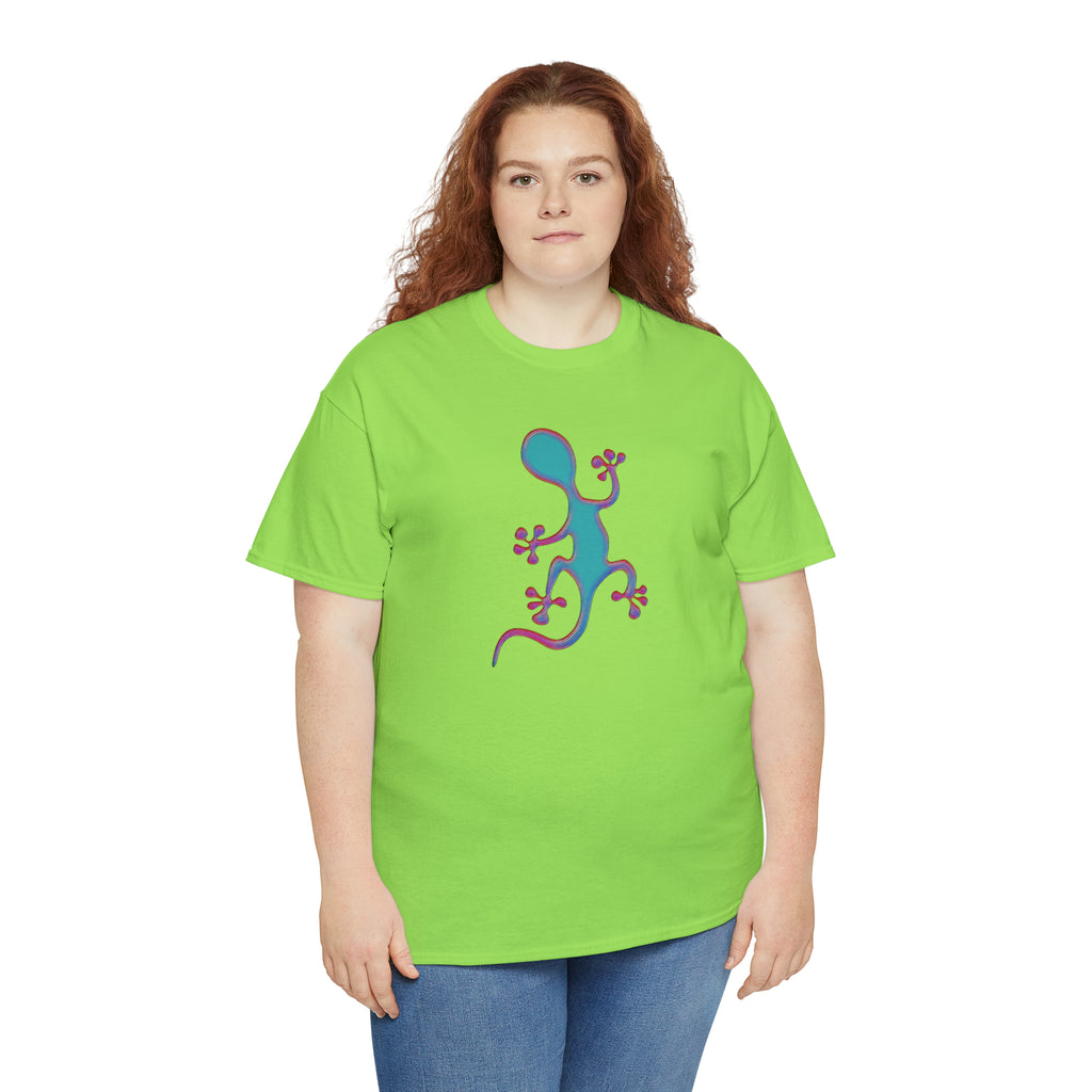 Taino-Inspired Salamander 2 Unisex Heavy Cotton Tee