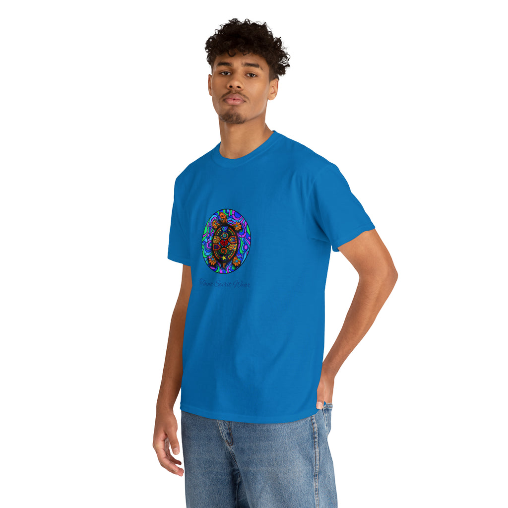 Taino-Inspired Turtle Unisex Heavy Cotton Tee