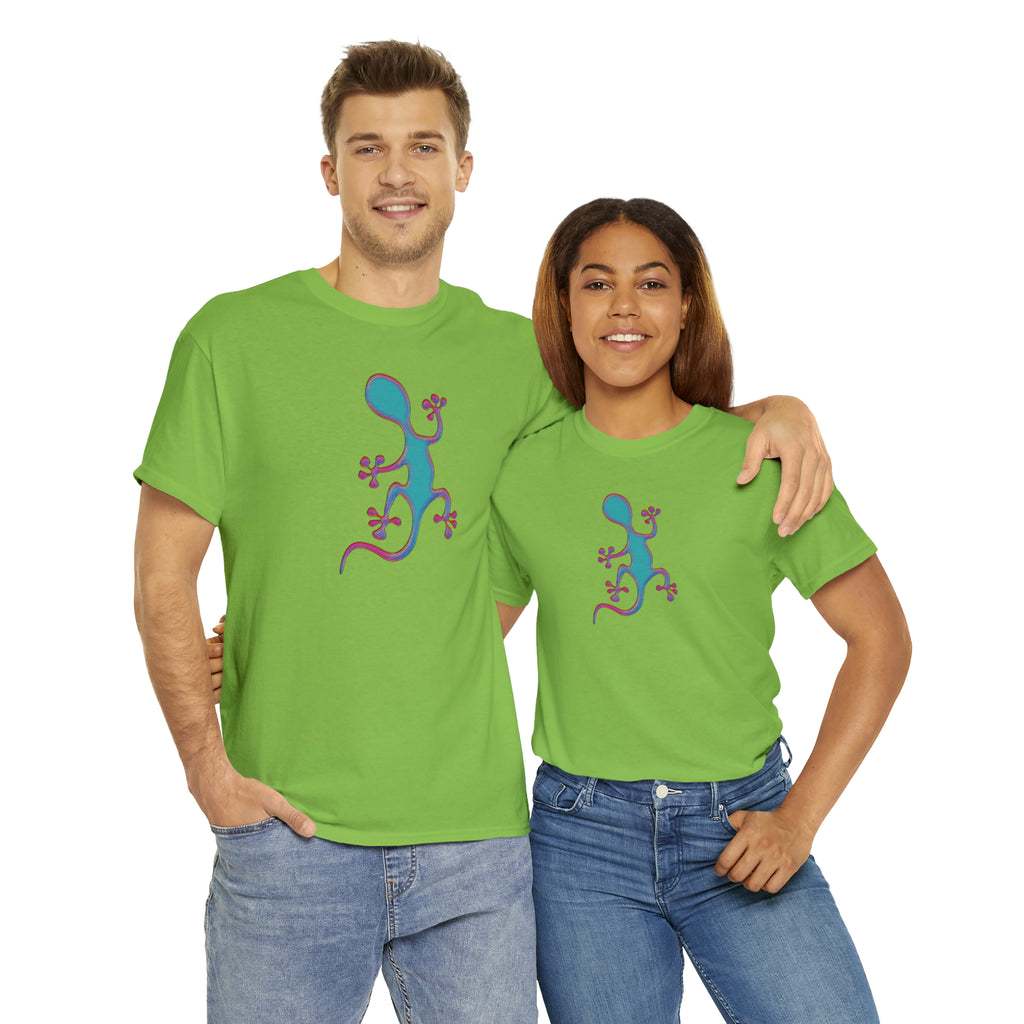 Taino-Inspired Salamander 2 Unisex Heavy Cotton Tee