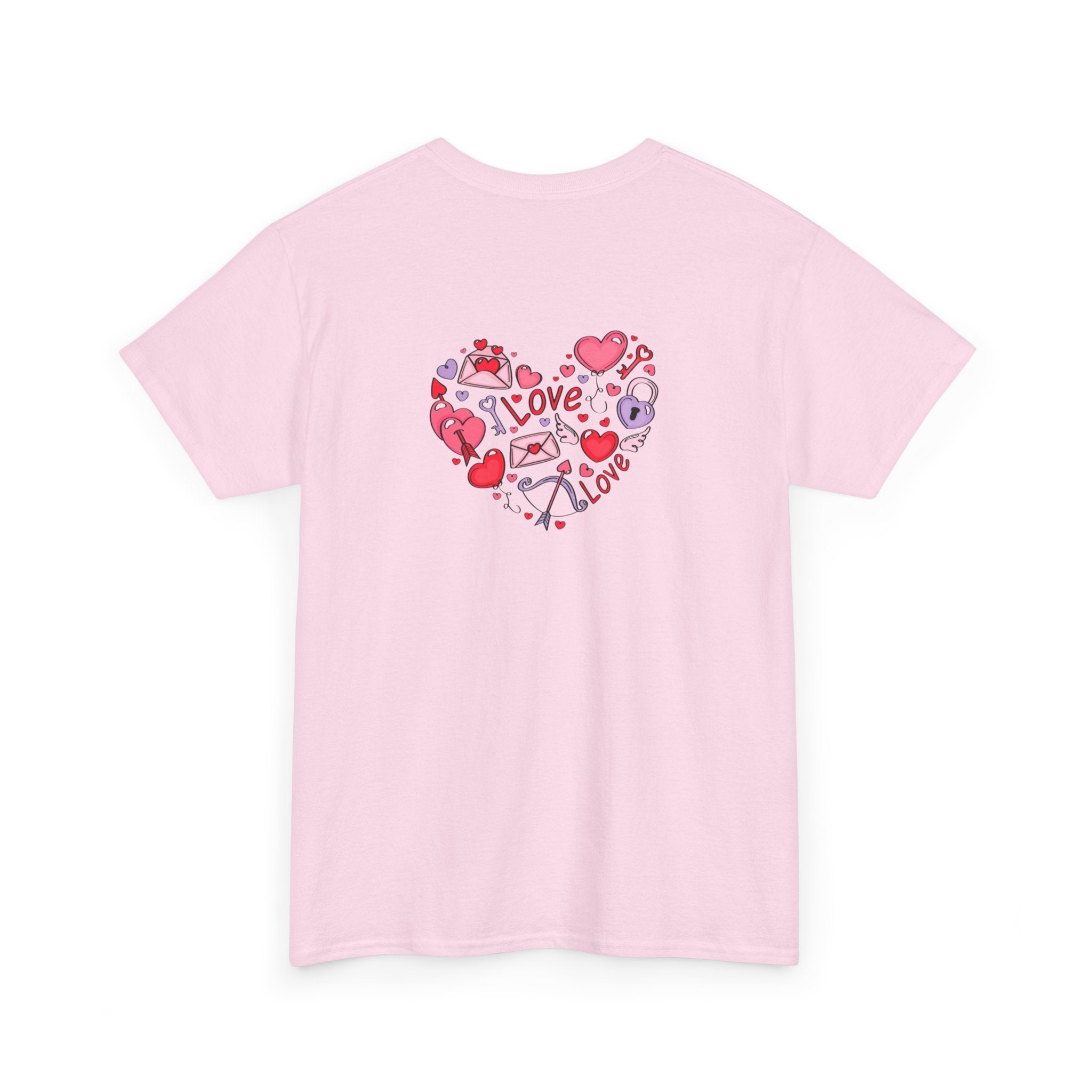 Valentine's Day Tee — "Happy Valentine's Day" Heart Design