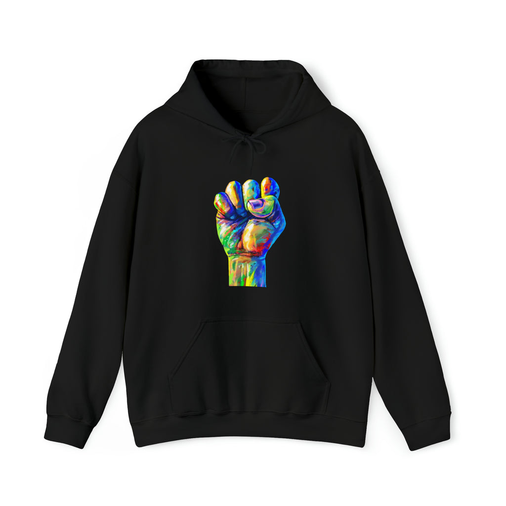 Power to The People Fist Unisex Heavy Blend™ Hooded Sweatshirt