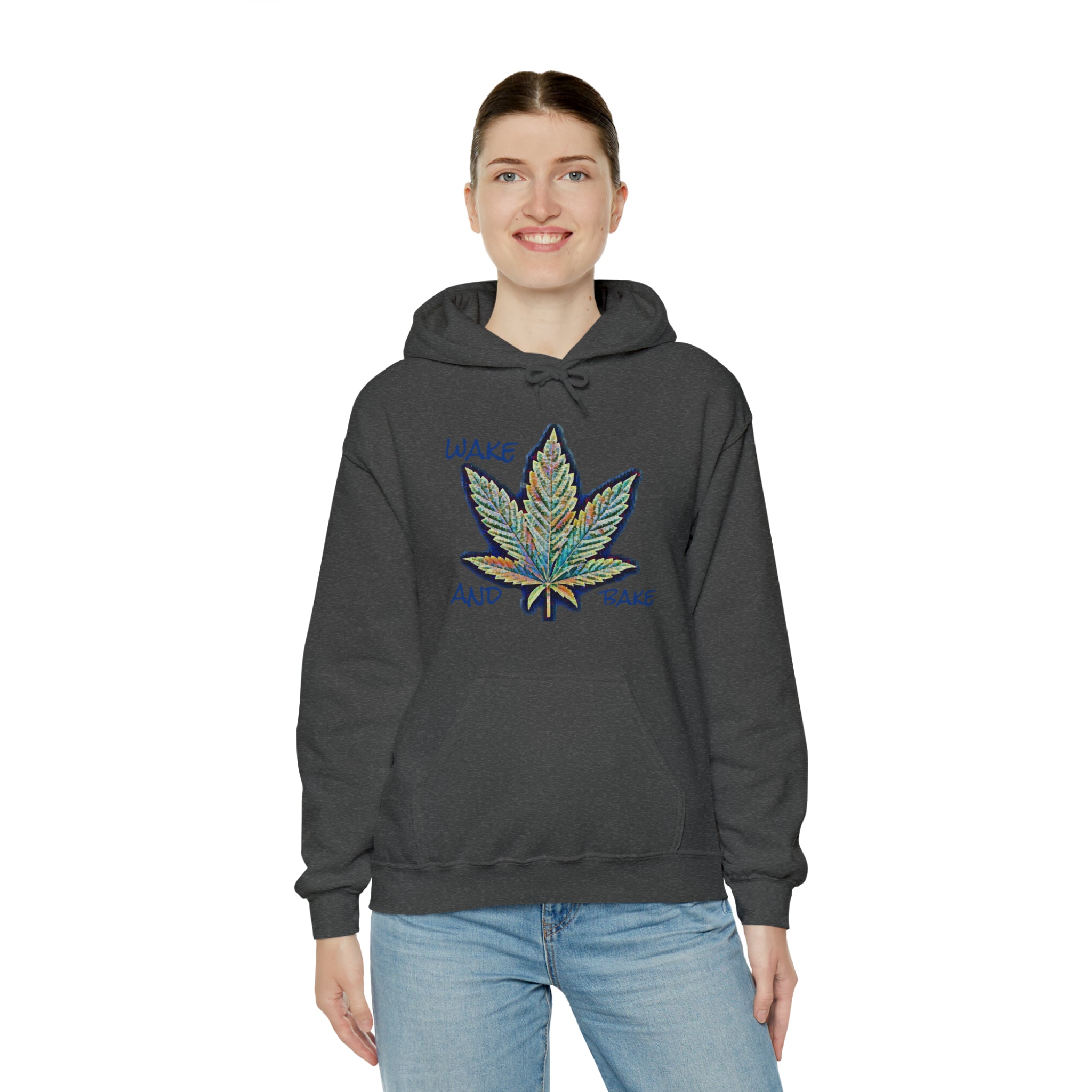 The Five Finger Leaf 2 Unisex Heavy Blend™ Hooded Sweatshirt