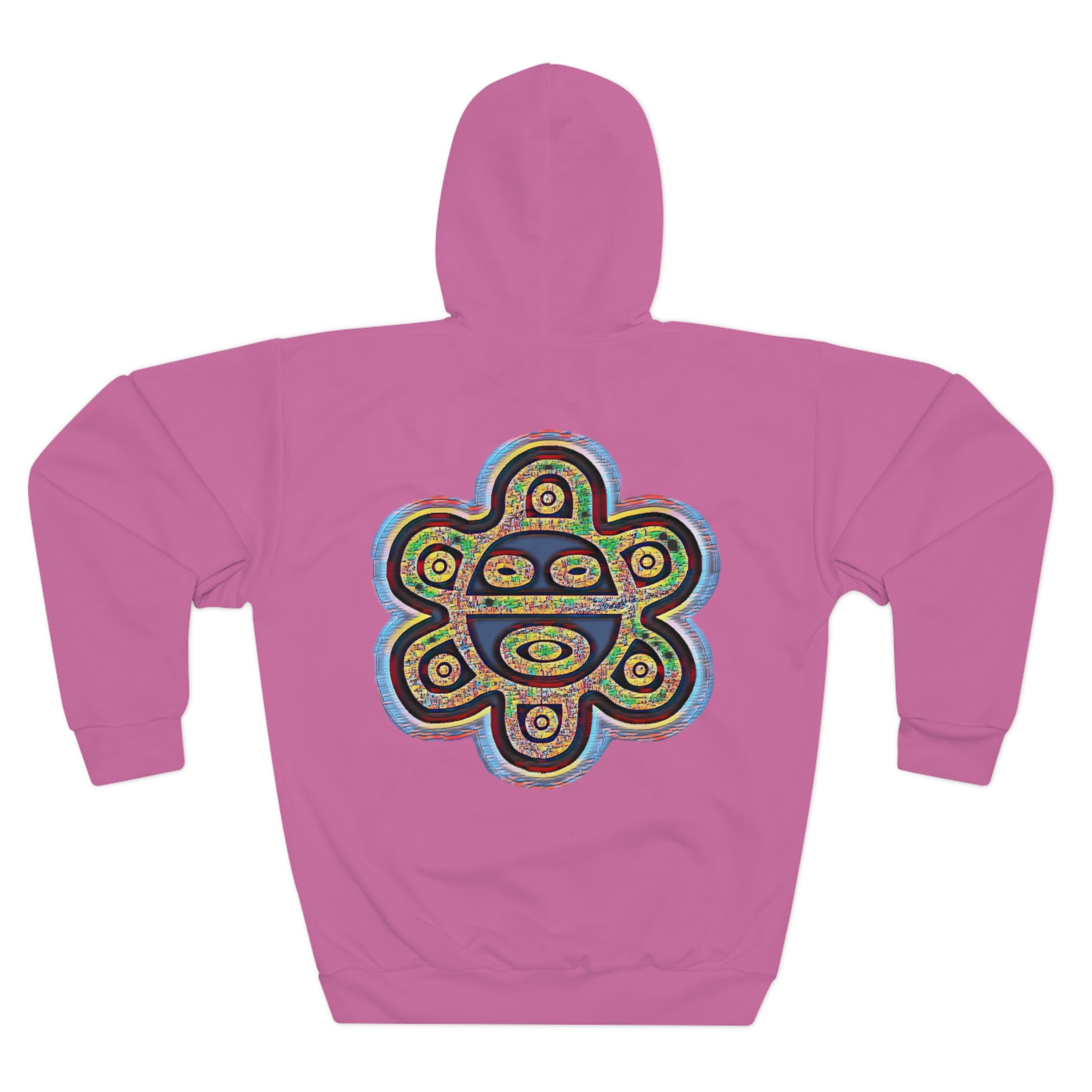Taino-Inspired Turtle Unisex Pullover Hoodie (AOP)