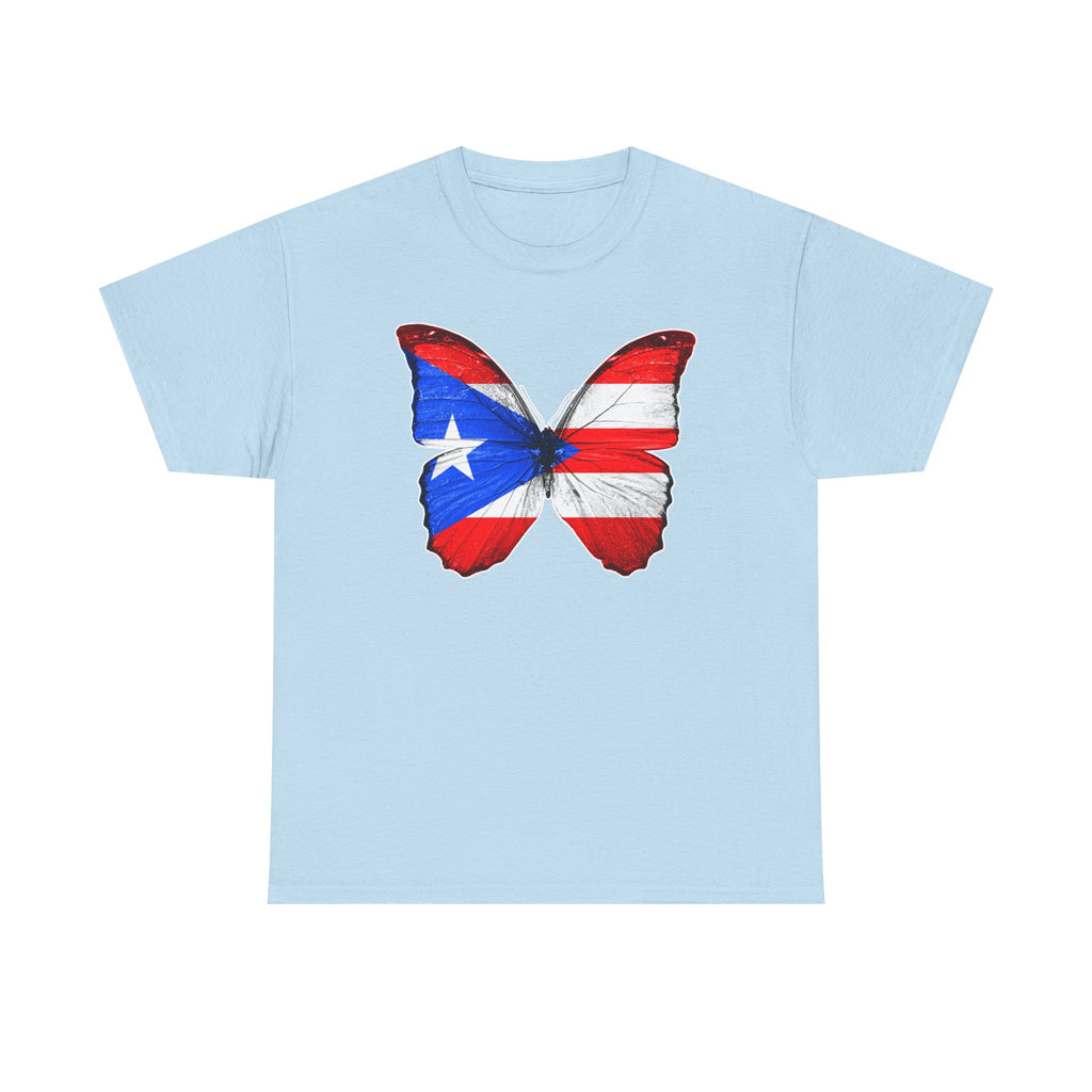 Women's Puerto Rico Flag Butterfly T-Shirt