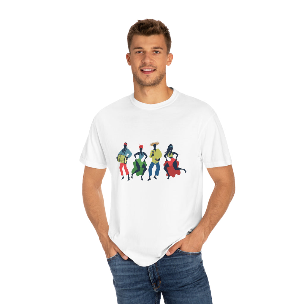 African Dancers Unisex Garment-Dyed T-shirt