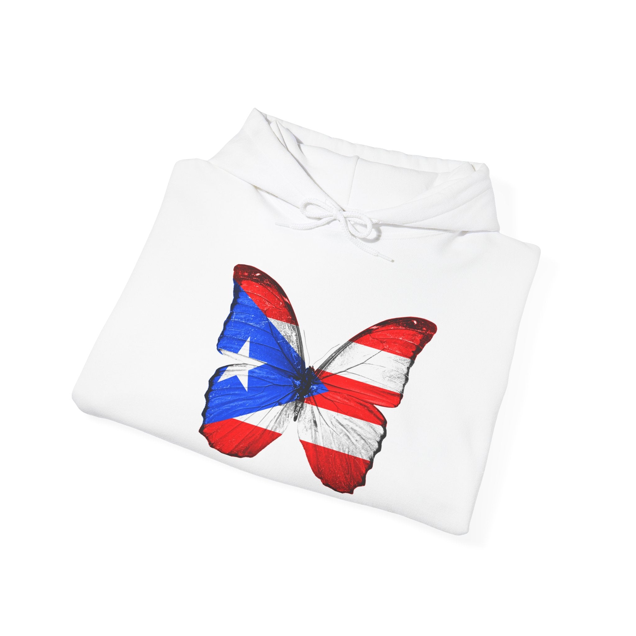 Women's Puerto Rico Flag Butterfly Hoodie