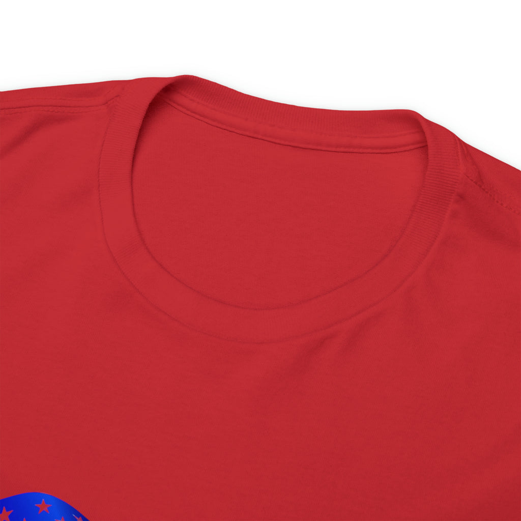 American Wavy Flag Unisex Heavy Cotton Tee