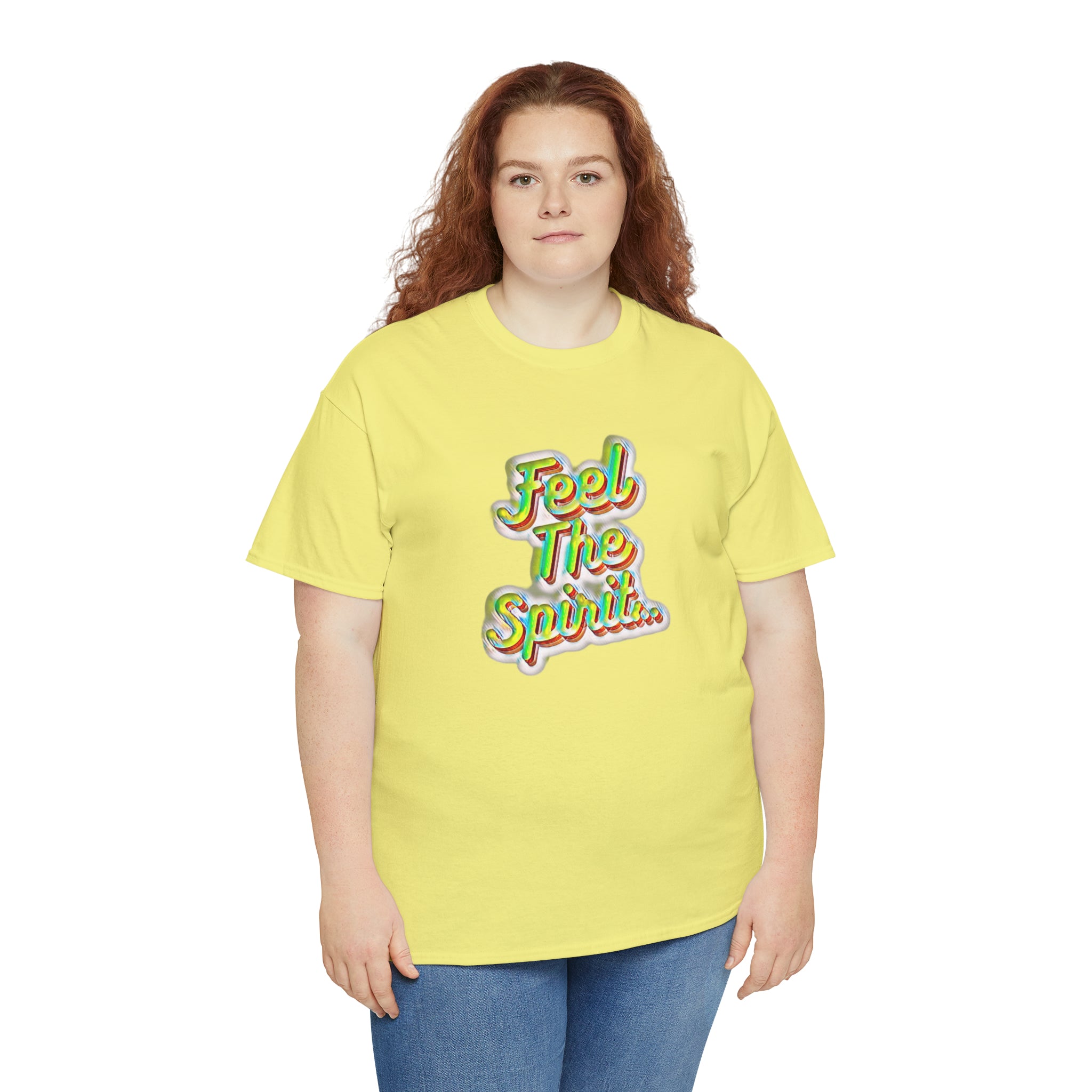 Feel The Spirit Unisex Heavy Cotton Tee