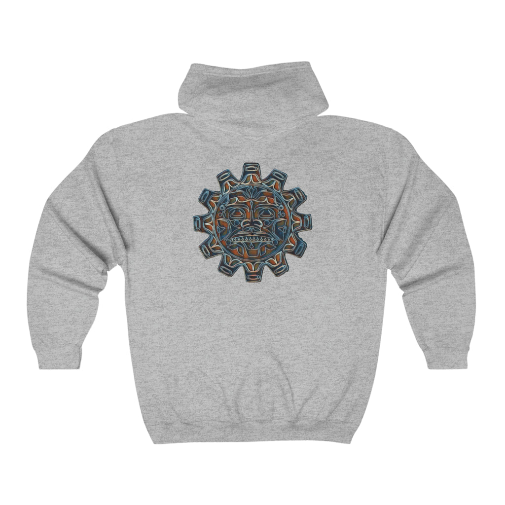 Mickie On A Boat Unisex Heavy Blend™ Full Zip Hooded Sweatshirt