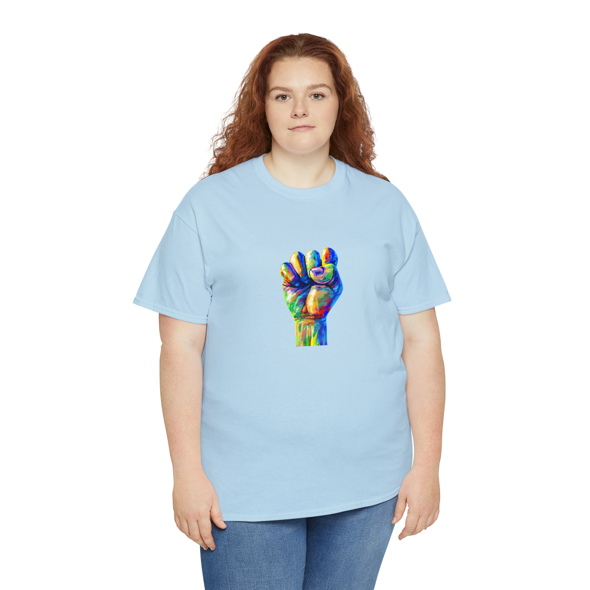 Power to The People Fist Unisex Heavy Cotton Tee