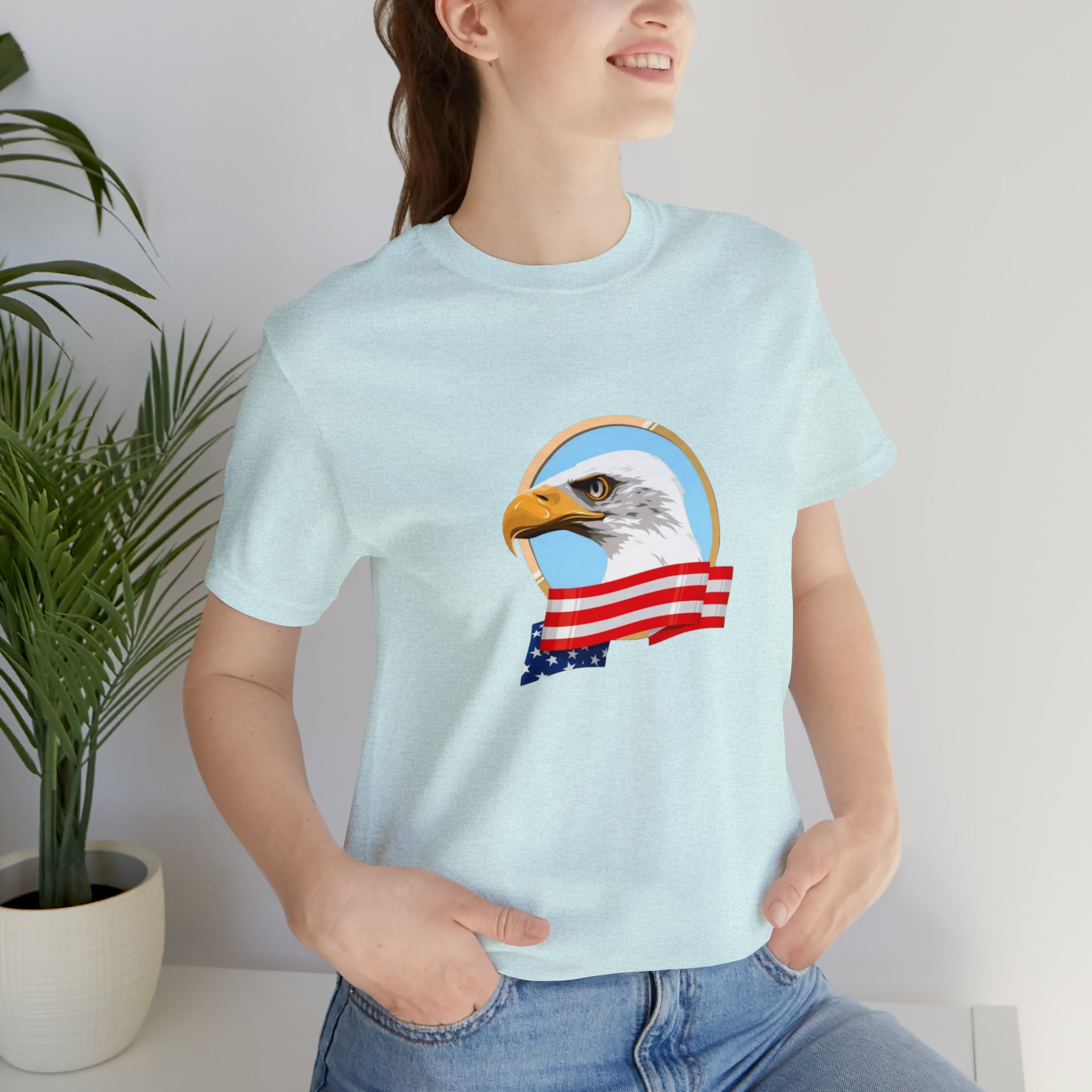 American Eagle Head Unisex Jersey Short Sleeve Tee