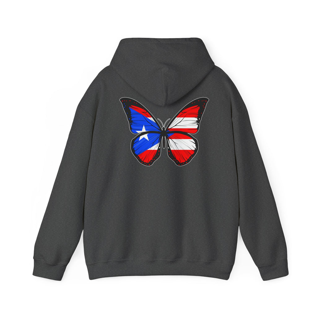 Women's Puerto Rico Flag Butterfly Hoodie
