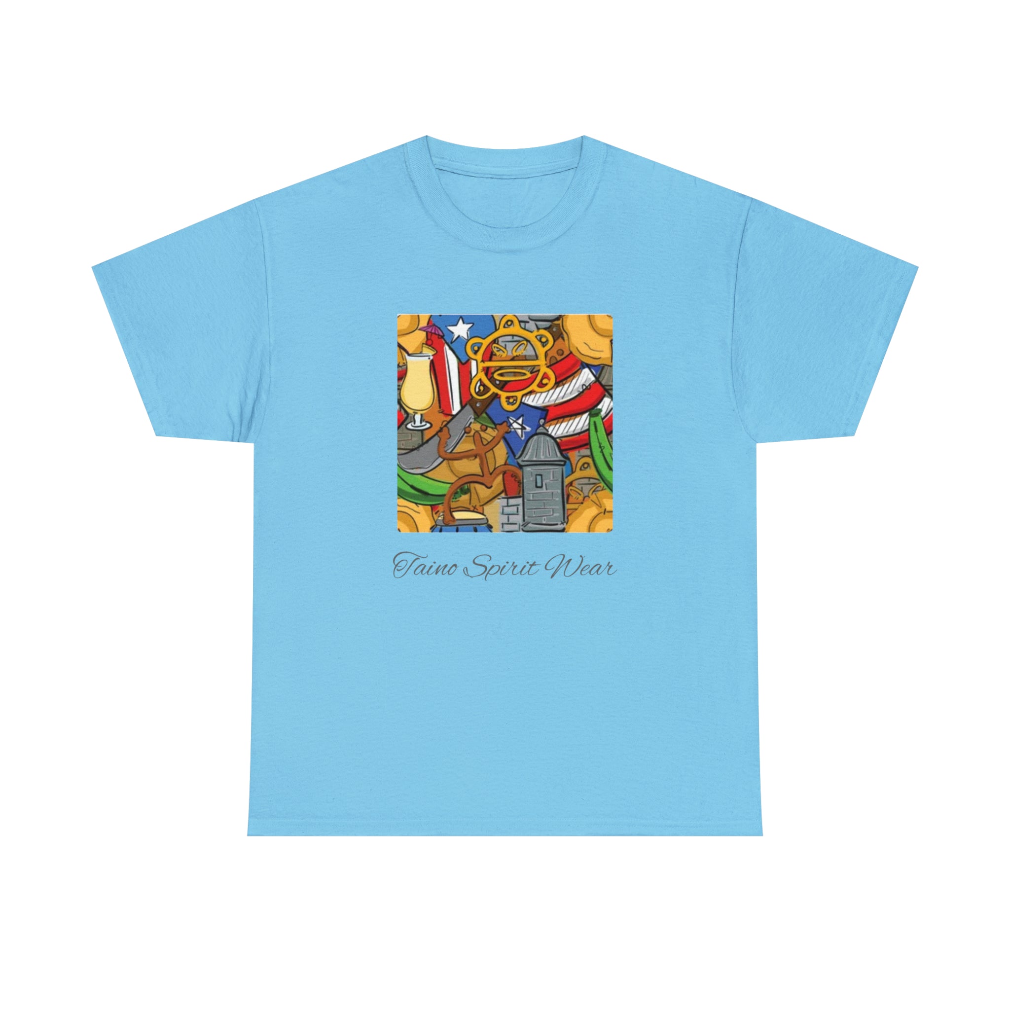 Puerto Rican Heritage Unisex Heavy Cotton Tee