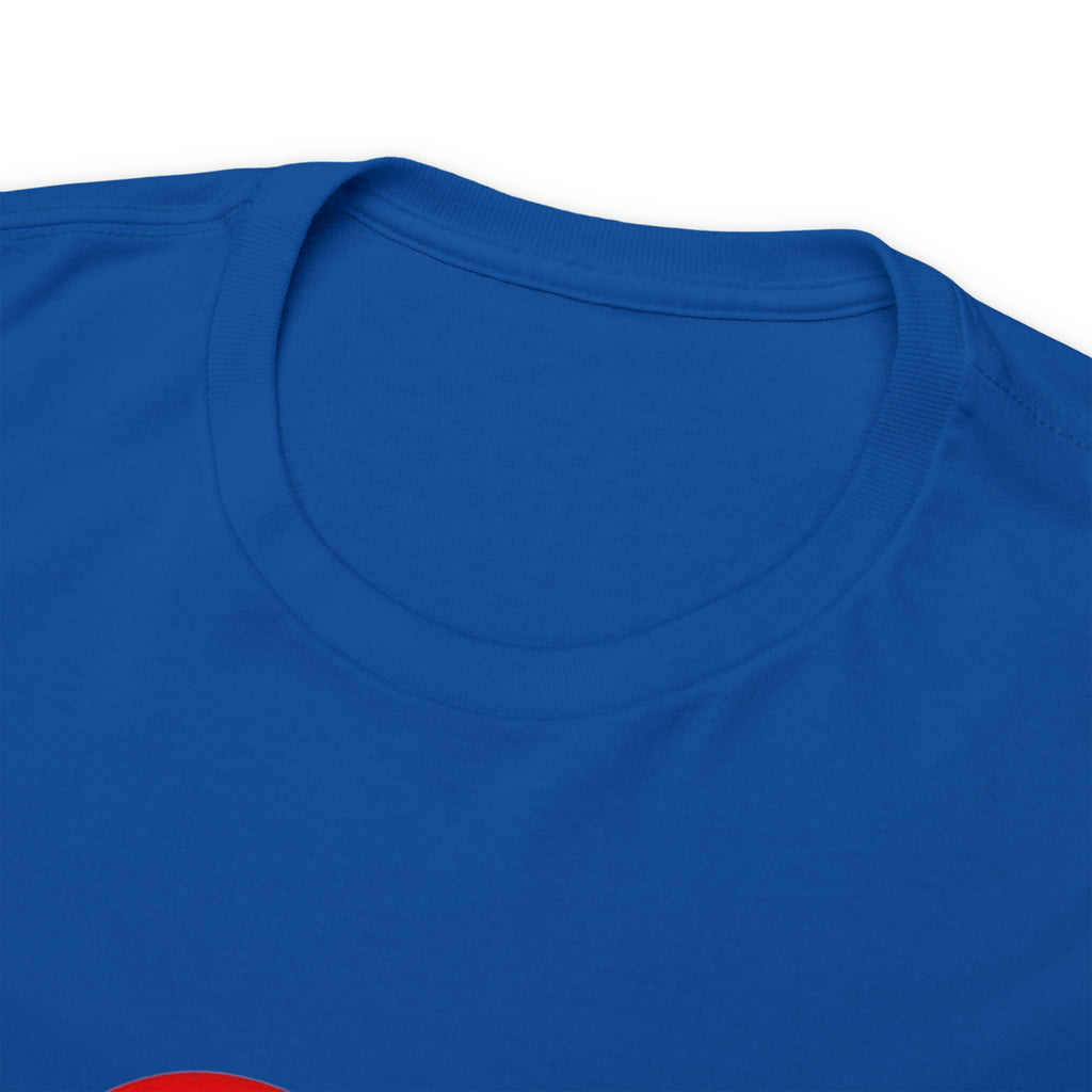 Puerto Rican Flag Heart Unisex Heavy Cotton Tee