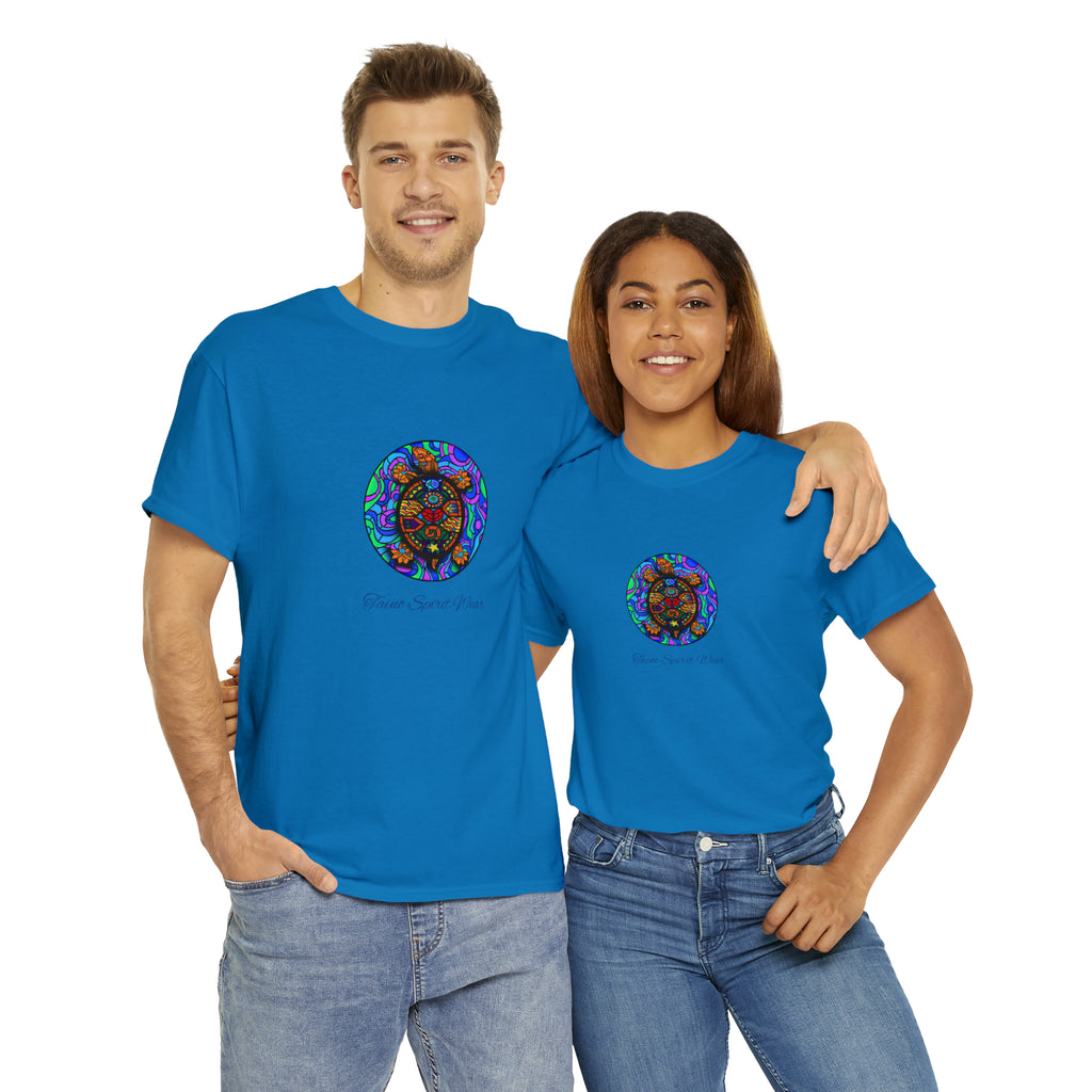 Taino-Inspired Turtle Unisex Heavy Cotton Tee