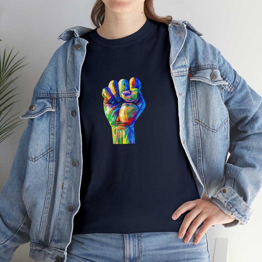Power to The People Fist Unisex Heavy Cotton Tee
