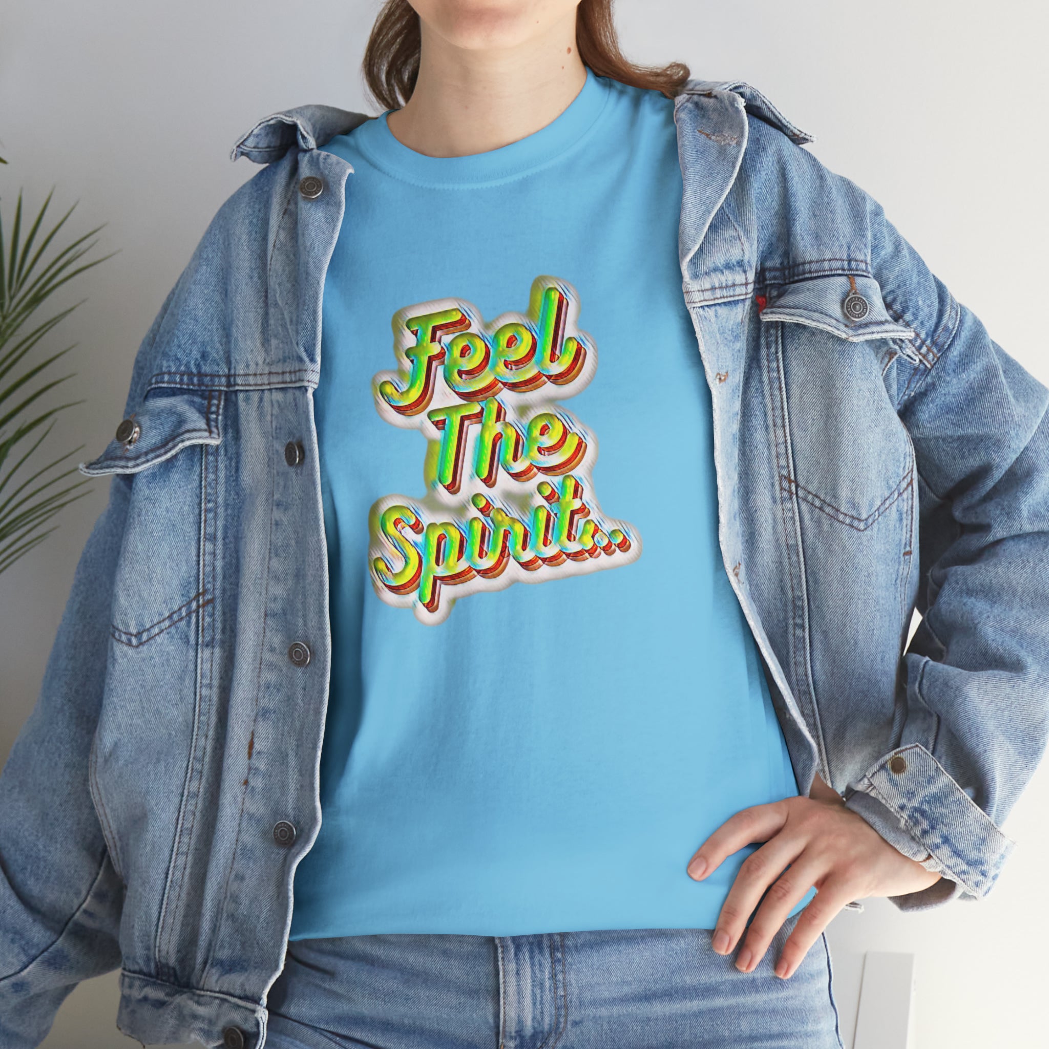 Feel The Spirit Unisex Heavy Cotton Tee