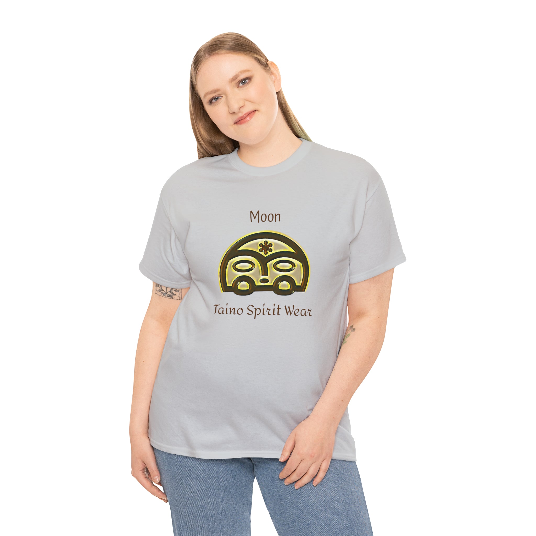 Taino Moon/ Puerto Rican Coqui Unisex Heavy Cotton Tee