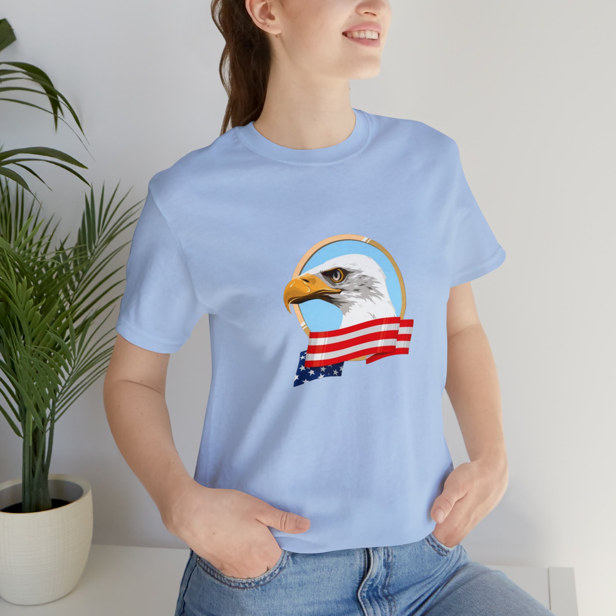 American Eagle Head Unisex Jersey Short Sleeve Tee