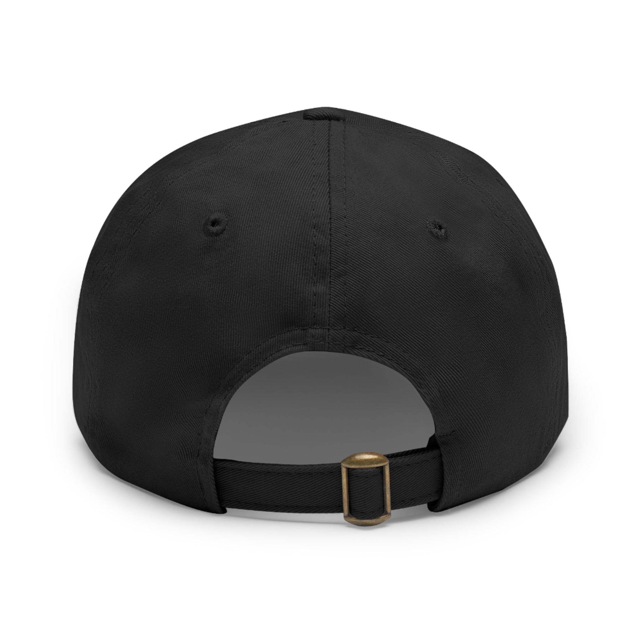 Taino Symbolism Dad Hat with Leather Patch (Round)