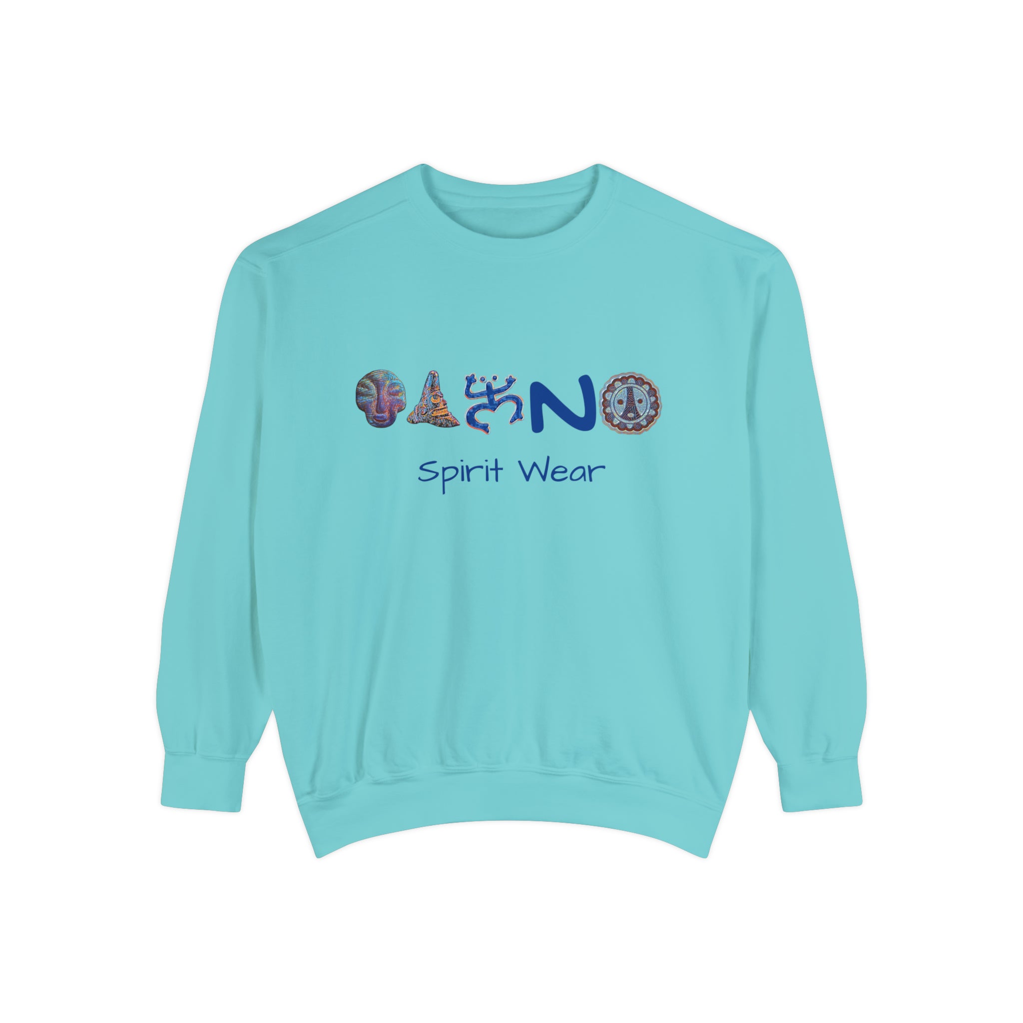 Taino Spirit Wear Symbols Unisex Garment-Dyed Sweatshirt