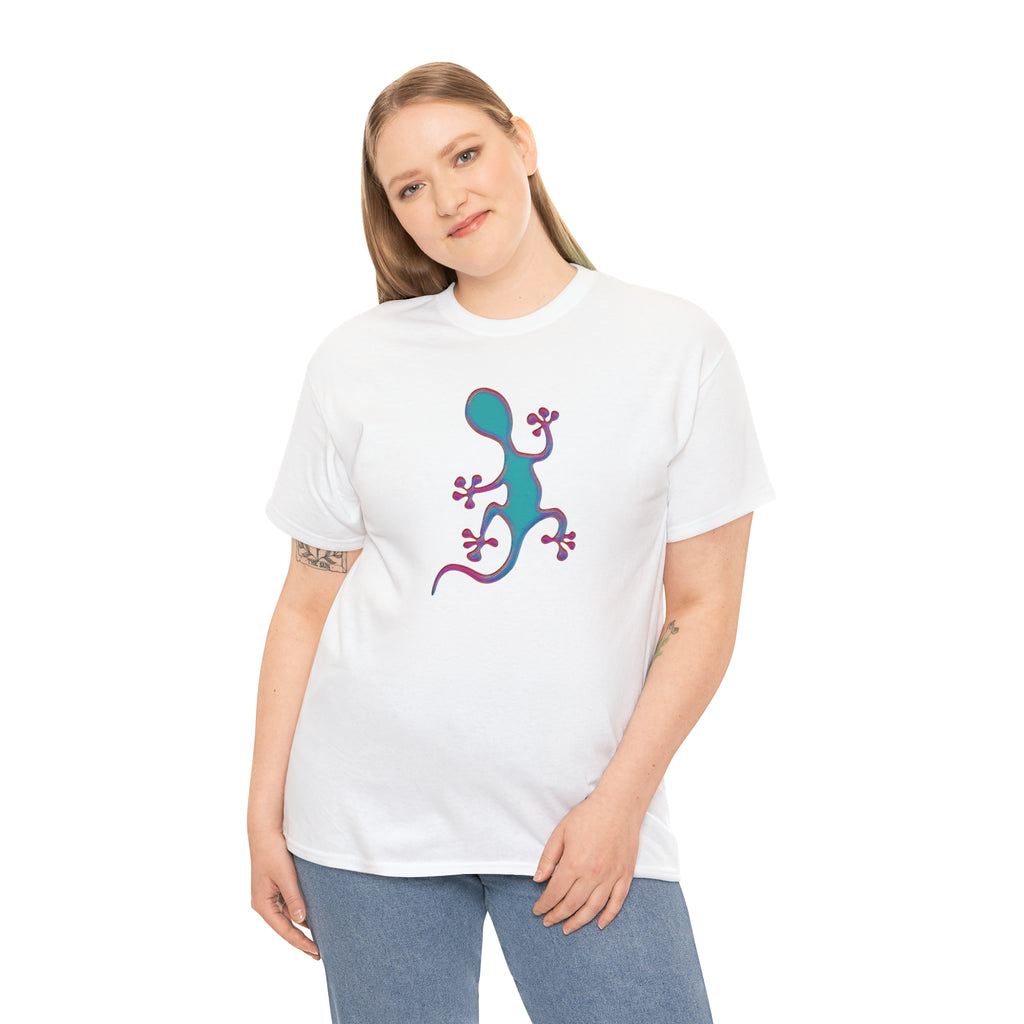 Taino-Inspired Salamander 2 Unisex Heavy Cotton Tee