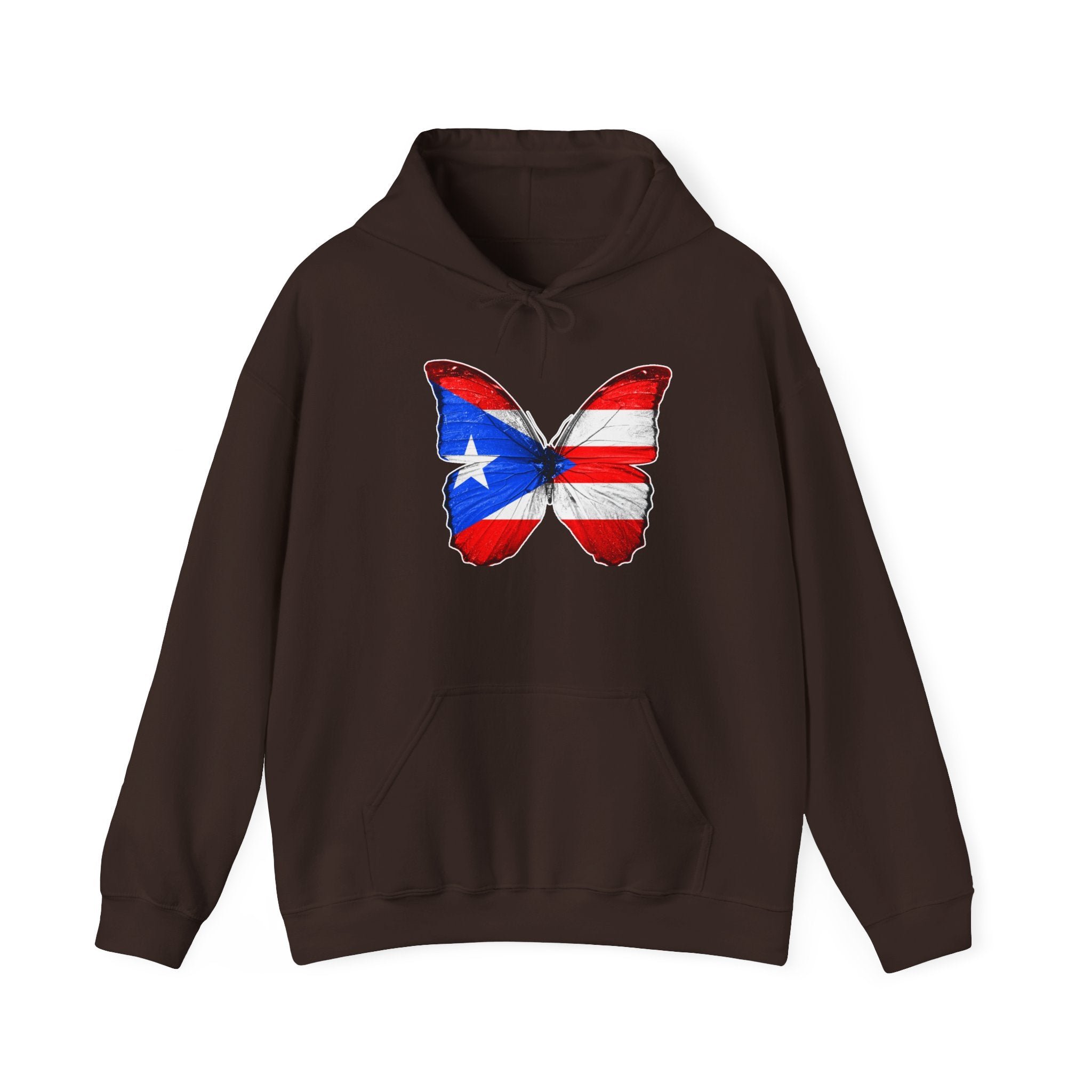 Women's Puerto Rico Flag Butterfly Hoodie
