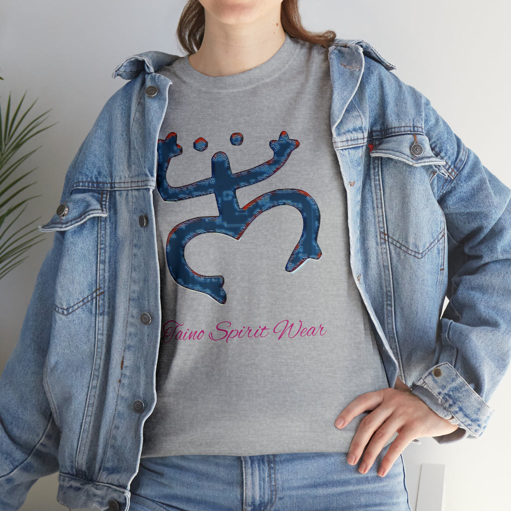 Taino Large Coqui Unisex Heavy Cotton Tee