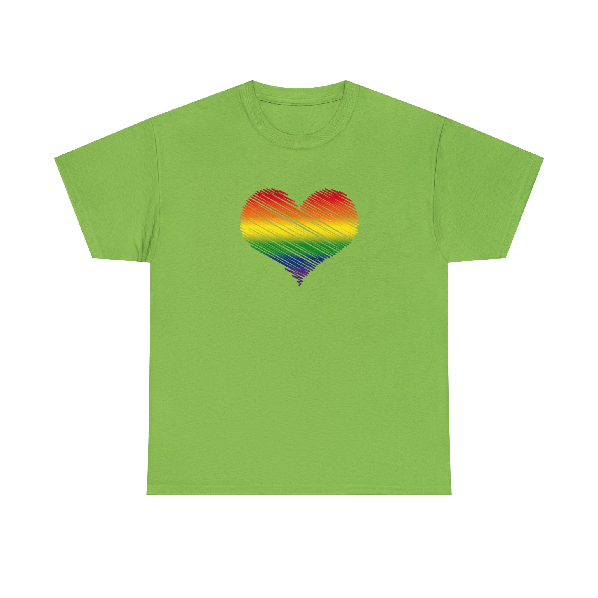 Love is Love Heart Unisex Heavy Cotton Tee
