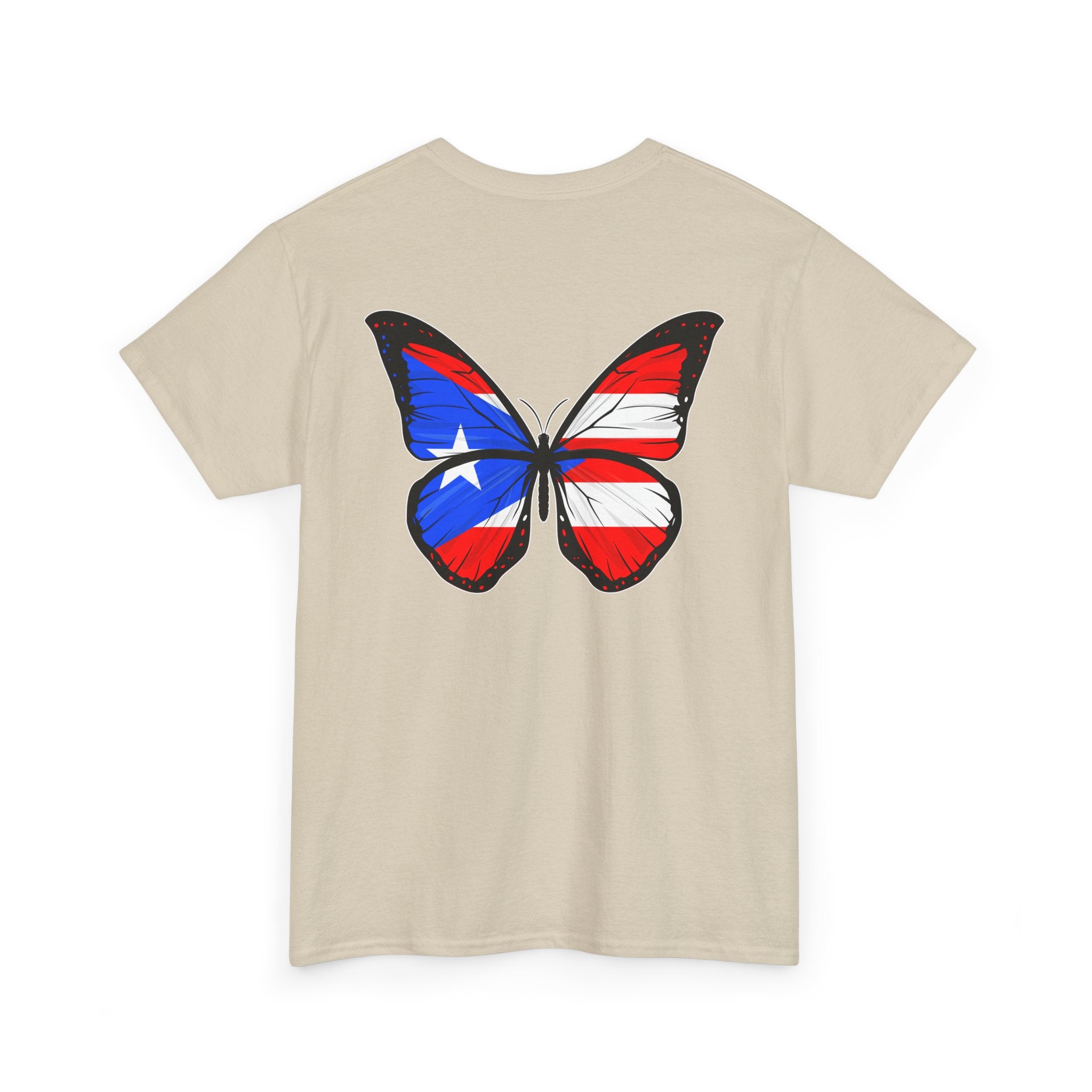 Women's Puerto Rico Flag Butterfly T-Shirt