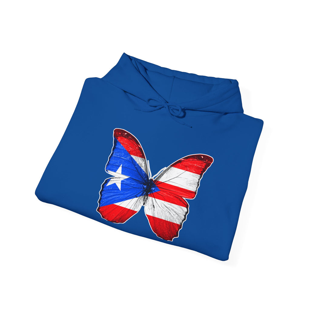Women's Puerto Rico Flag Butterfly Hoodie