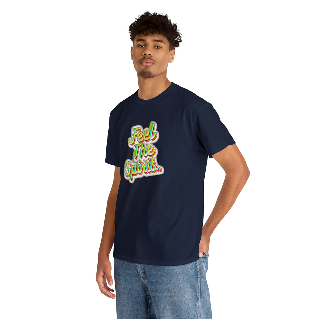 Feel The Spirit Unisex Heavy Cotton Tee