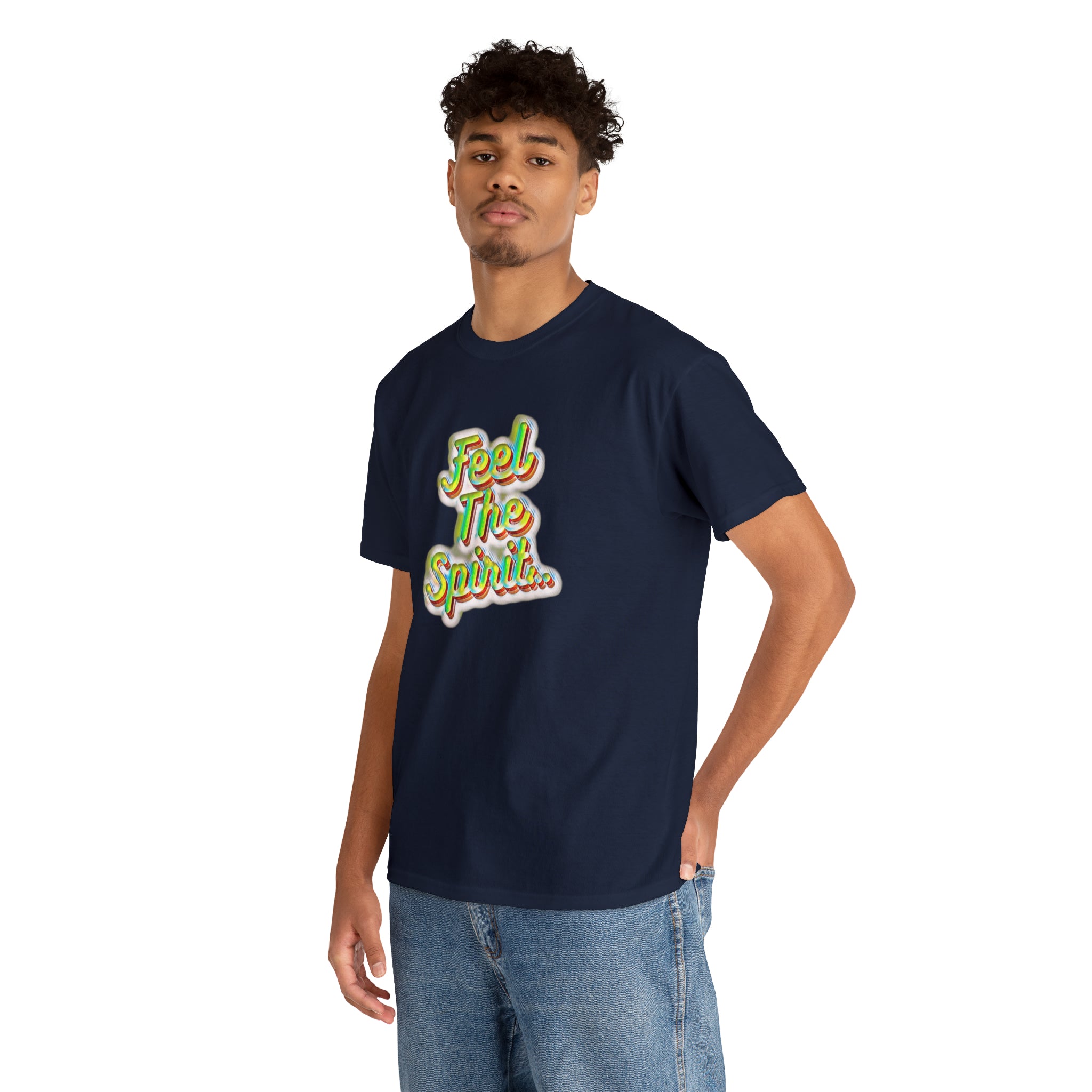 Feel The Spirit Unisex Heavy Cotton Tee