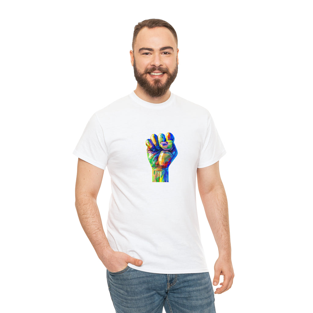 Power to The People Fist Unisex Heavy Cotton Tee