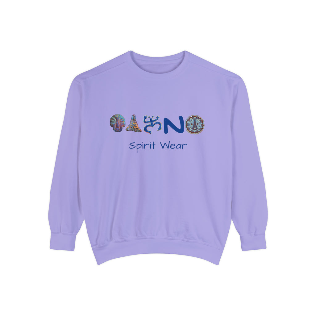 Taino Spirit Wear Symbols Unisex Garment-Dyed Sweatshirt