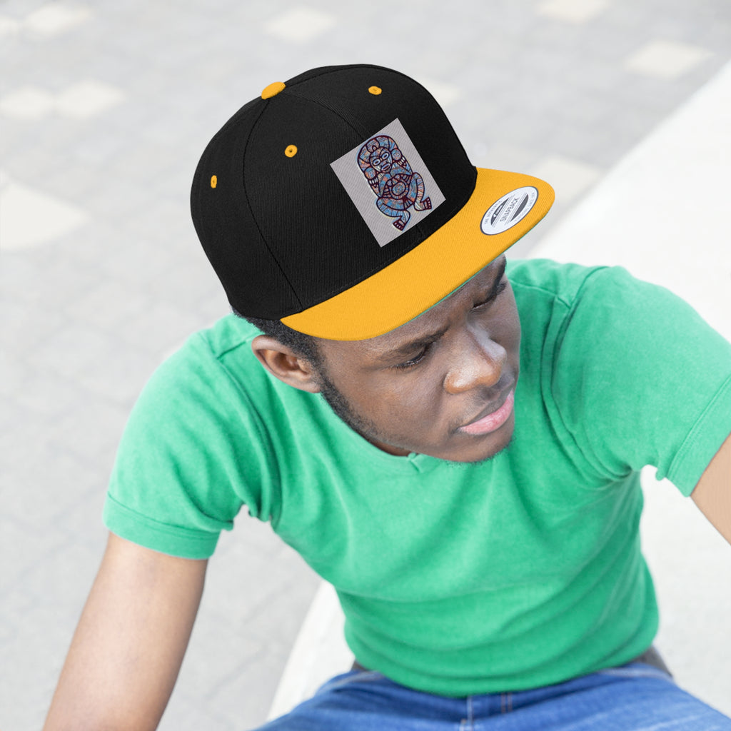 Taino Atabey Unisex Flat Bill Hat