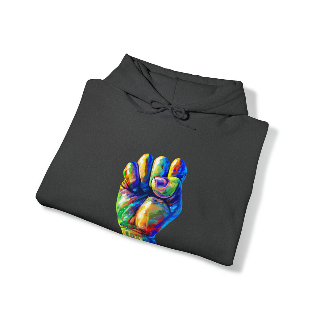 Power to The People Fist Unisex Heavy Blend™ Hooded Sweatshirt
