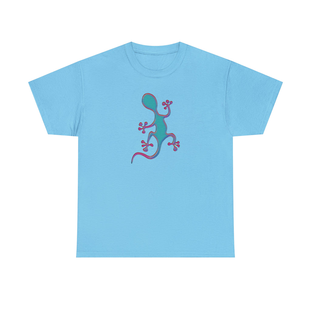 Taino-Inspired Salamander 2 Unisex Heavy Cotton Tee