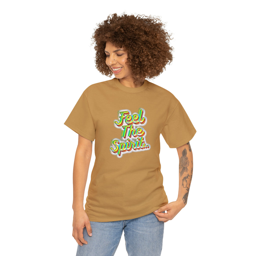 Feel The Spirit Unisex Heavy Cotton Tee
