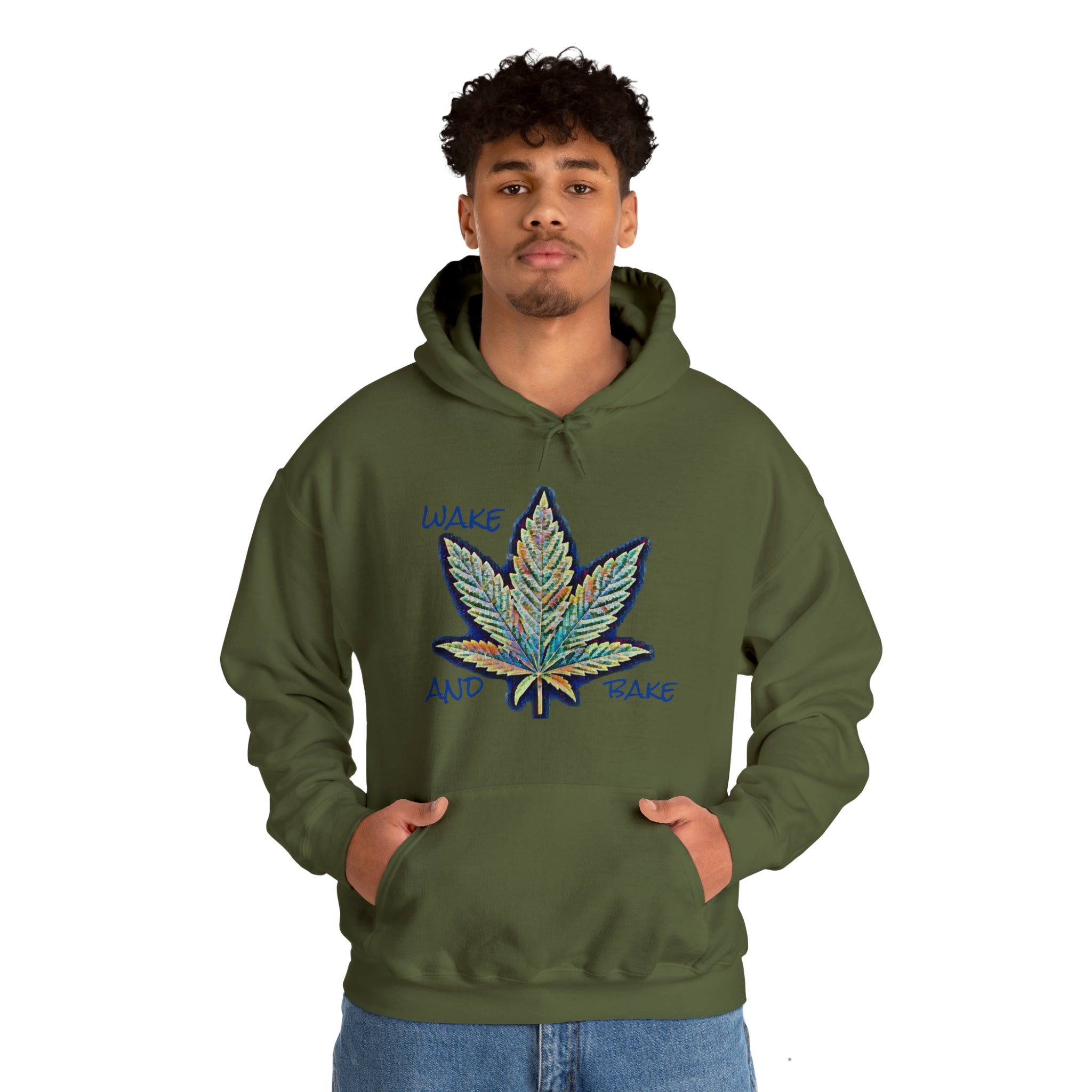 The Five Finger Leaf 2 Unisex Heavy Blend™ Hooded Sweatshirt