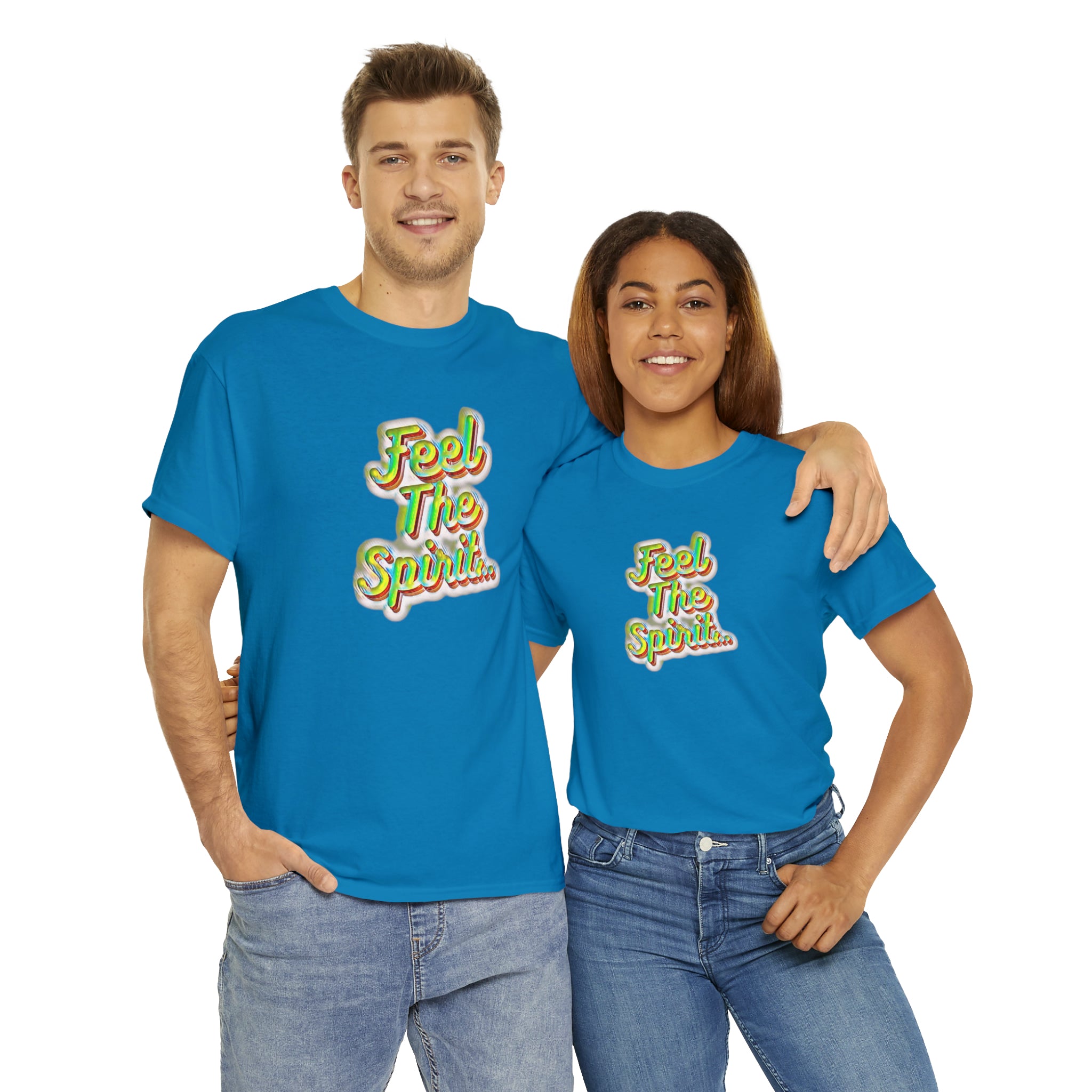 Feel The Spirit Unisex Heavy Cotton Tee