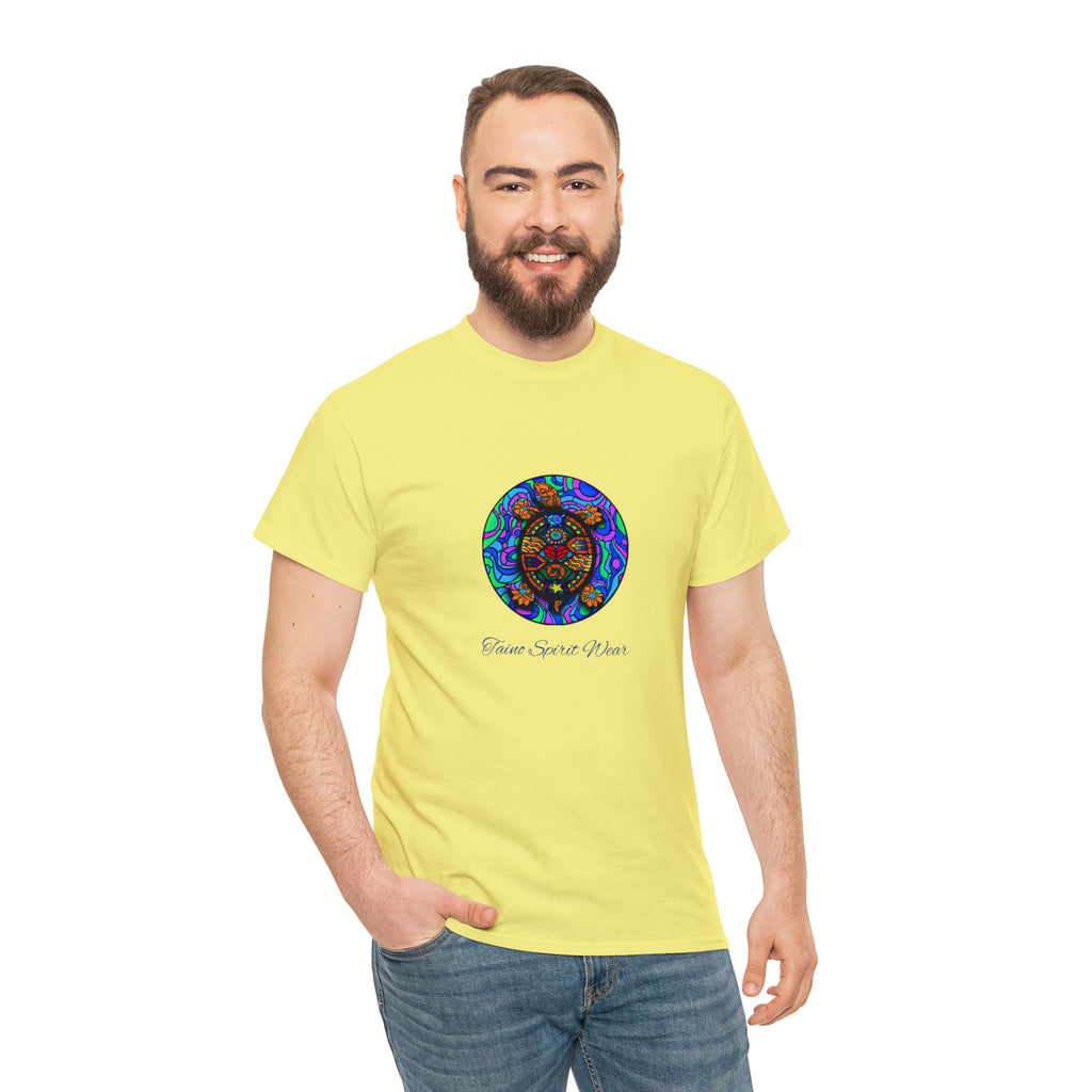 Taino-Inspired Turtle Unisex Heavy Cotton Tee