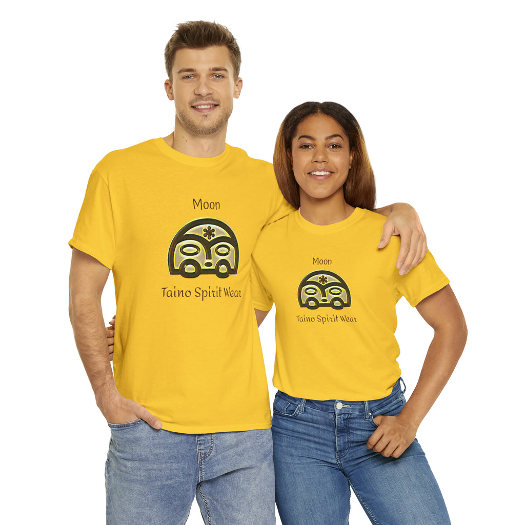 Taino Moon/ Puerto Rican Coqui Unisex Heavy Cotton Tee
