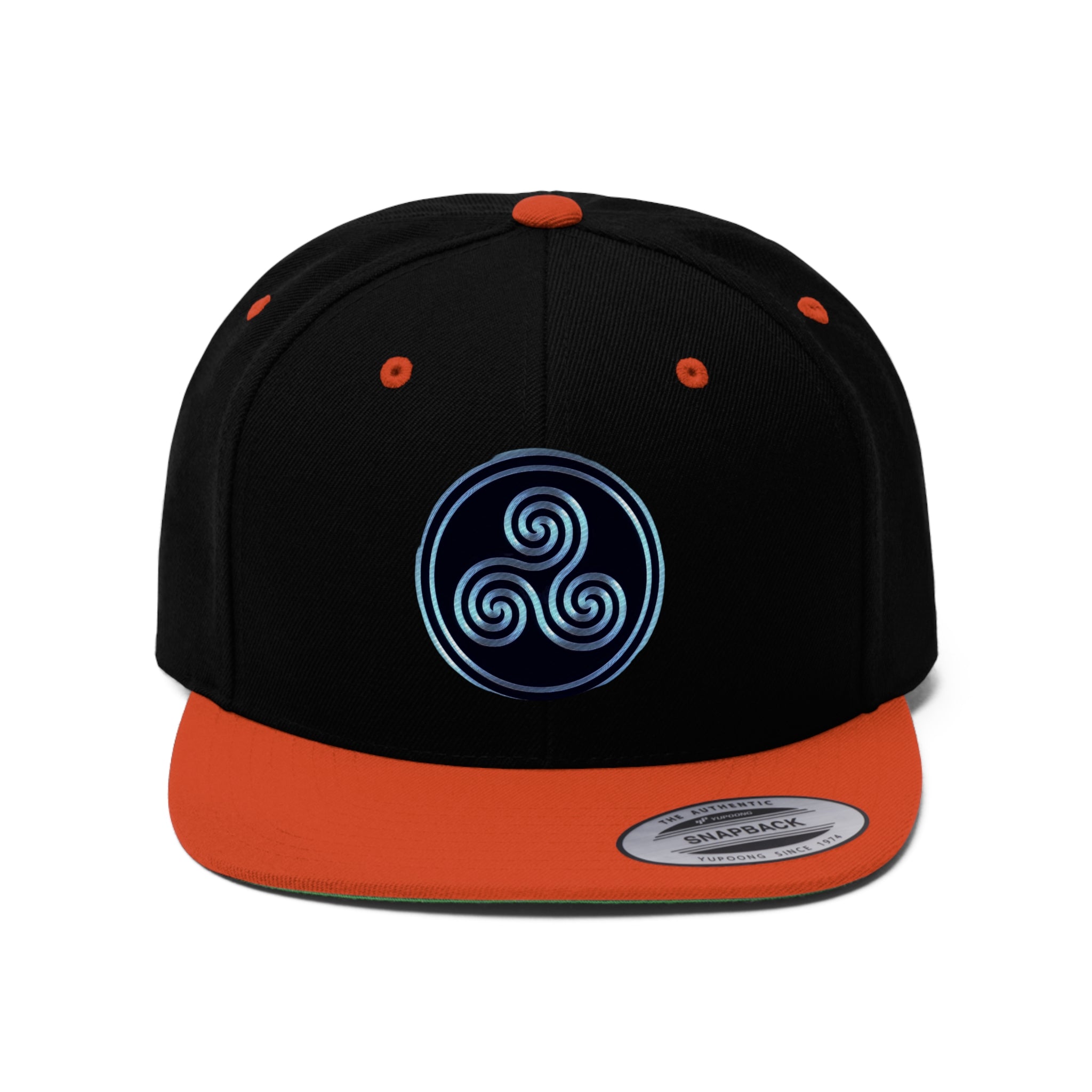 Taino Dark Hurricane Unisex Flat Bill Hat