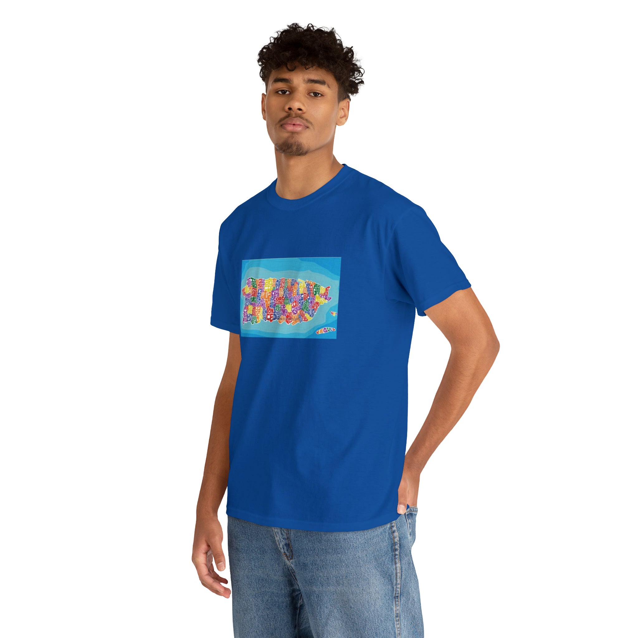 The Island of Puerto Rico Unisex Heavy Cotton Tee